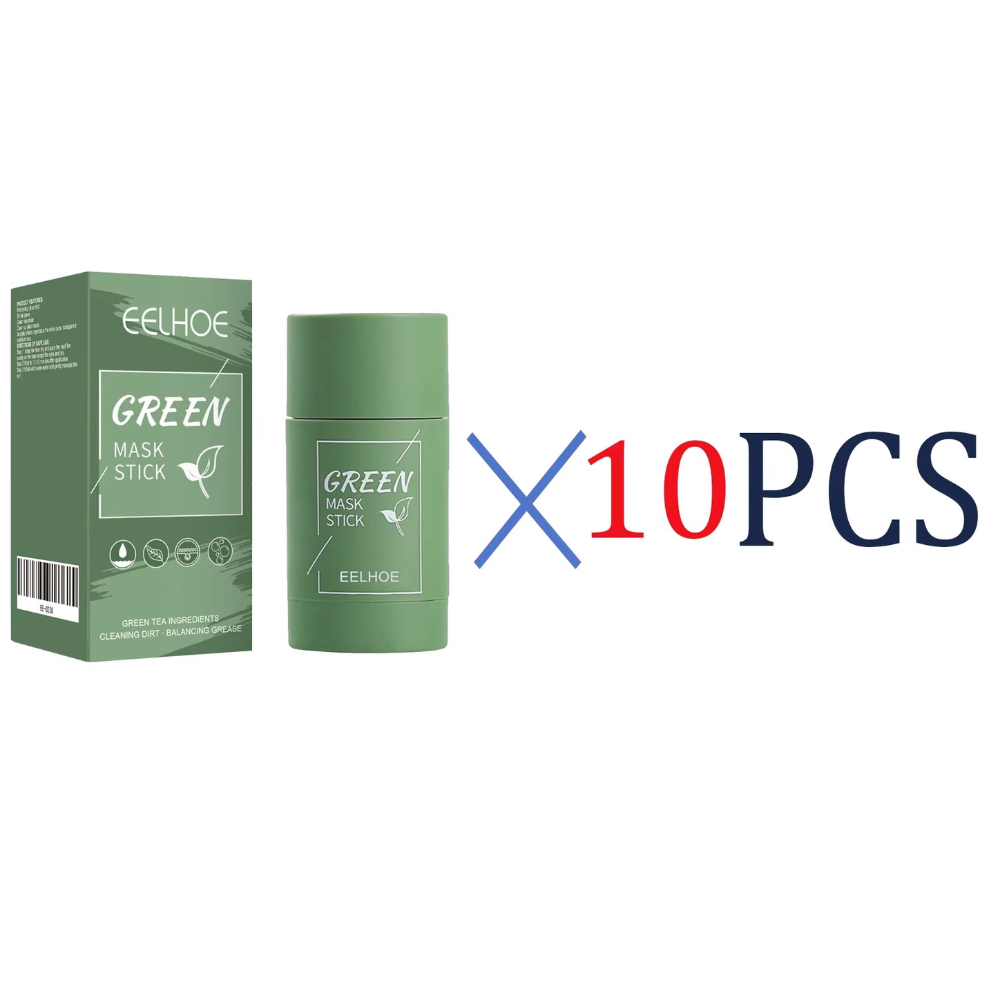 Green Tea Mask Stick Refreshing Oil Control Shrink Pores Green Tea Clean  Reproduce the Skin'S Pure