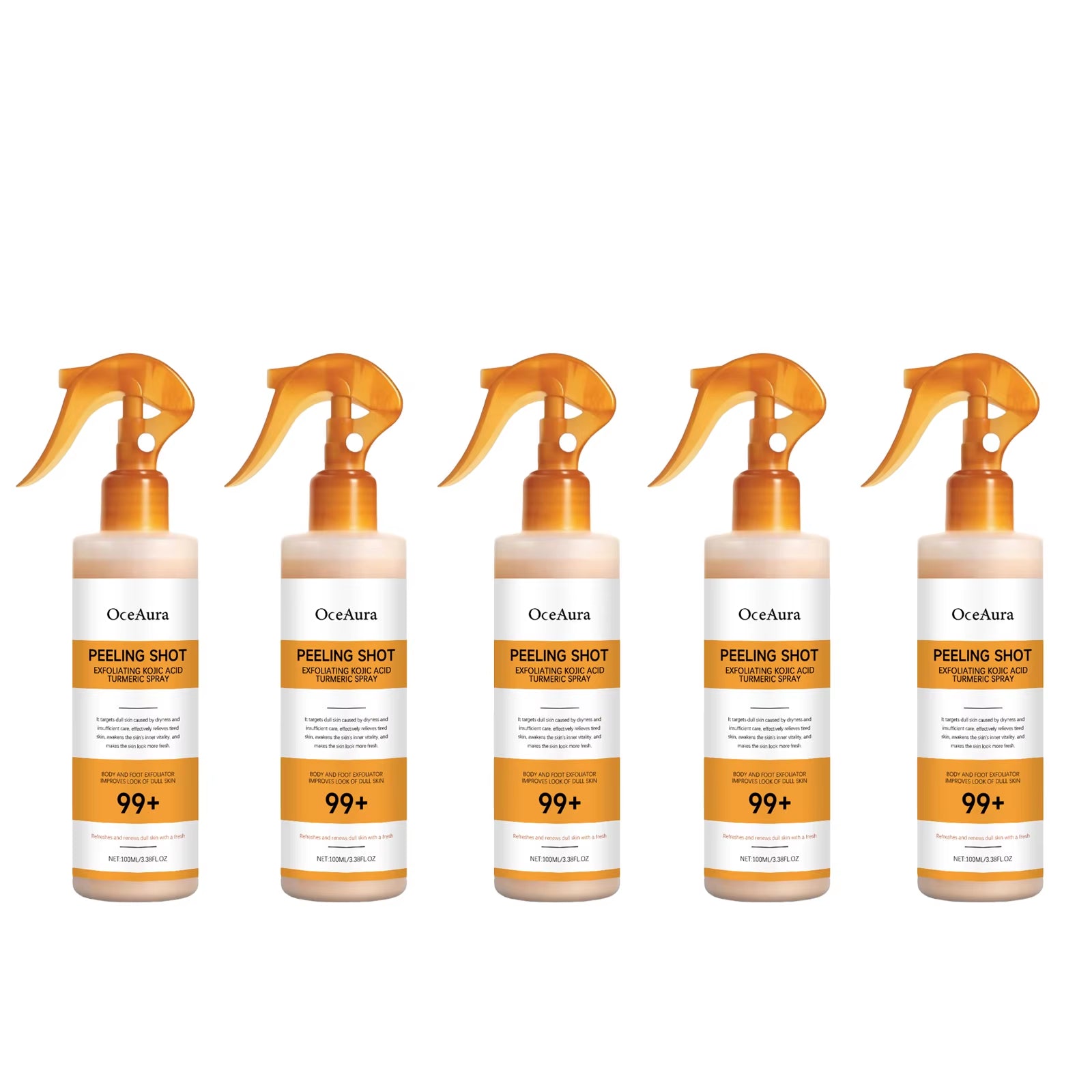 Body Keratin Care Kojic Acid Turmeric Spray Gently Exfoliating Peeling Solution Nourishing Hydrating Skin Care All Skin Types