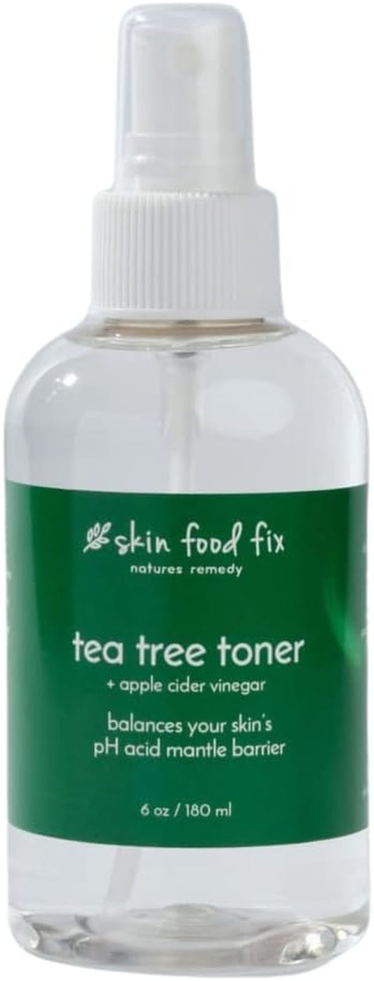 Tea Tree Toner, Face Skincare Spray, Acne Skincare Product, 6 Oz Spray