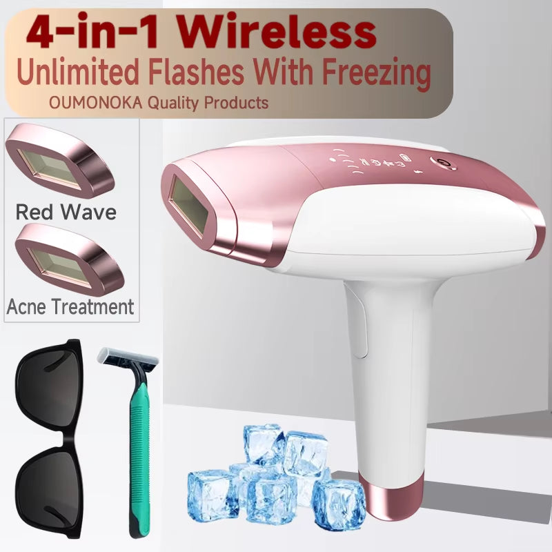 Permanent Laser Hair Removal Bikini Women'S IPL Depilators Shaver Facial Hair Cutting Machine Men'S Razo to Remove Hair Trimmer