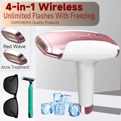 Permanent Laser Hair Removal Bikini Women'S IPL Depilators Shaver Facial Hair Cutting Machine Men'S Razo to Remove Hair Trimmer