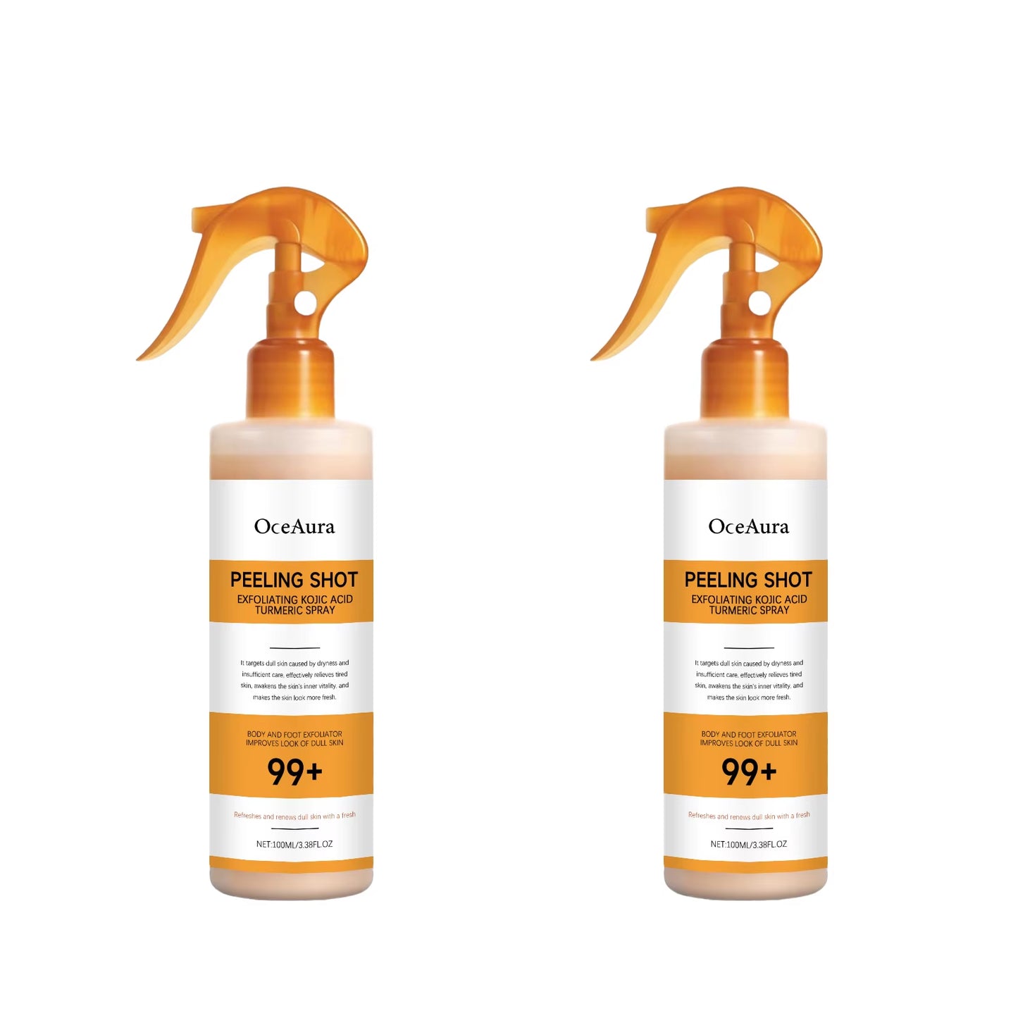 Body Keratin Care Kojic Acid Turmeric Spray Gently Exfoliating Peeling Solution Nourishing Hydrating Skin Care All Skin Types