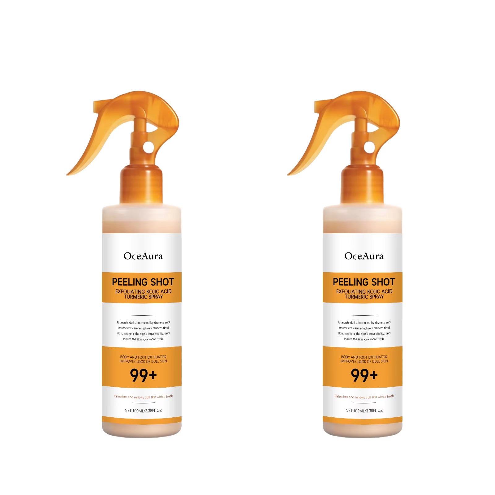 Body Keratin Care Kojic Acid Turmeric Spray Gently Exfoliating Peeling Solution Nourishing Hydrating Skin Care All Skin Types