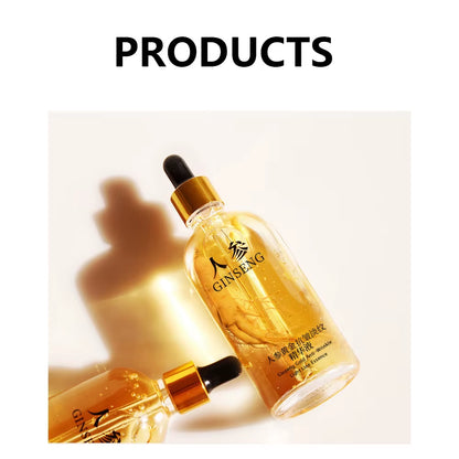 Ginseng Essence Polypeptide Anti-Aging Essential Oil Gold Polypeptide anti Wrinkle Essence Tighten Loose Skinreduce Fine Lines